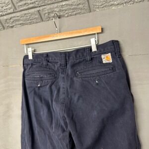Carhartt FR Flame Resistant Work Pants Navy Blue Men's Size